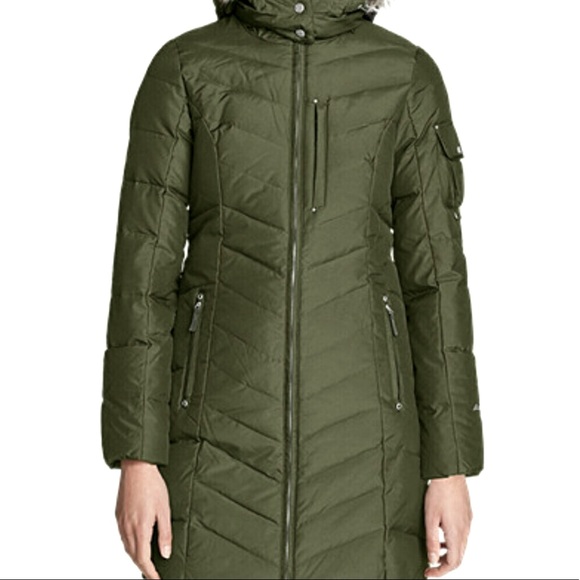 Eddie Bauer/ Sun Valley Down Parka / Green / MT - Picture 1 of 8